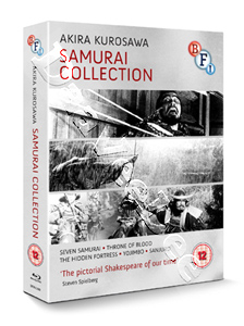 Akira Kurosawa Samurai Collection 5 Films | Shichinin no samurai / Kumonosu-j / Kakushi-toride no san-akunin / Yojimbo / Tsubaki Sanjr  | Seven Samurai |7 Samurai / Throne of Blood / The Hidden Fortress / The Bodyguard / Sanjuro  Blu-Ray
